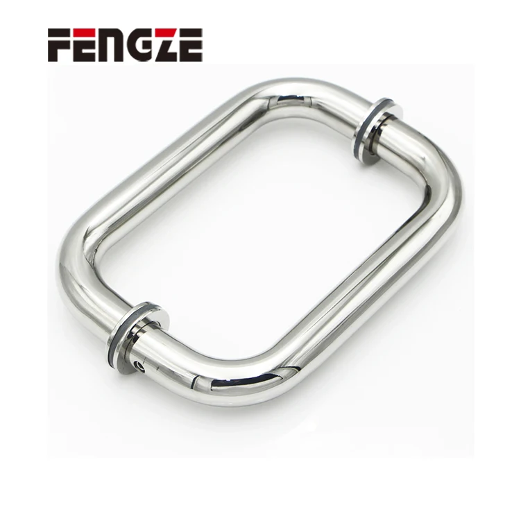 FENGZE Manufacture Glass Door Handle Stainless Steel Pull Handle Door Sliding Glass Shower Door Handle