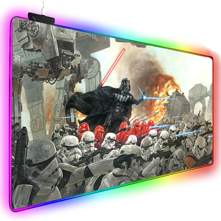 large custom sublimation gaming rgb mouse pads