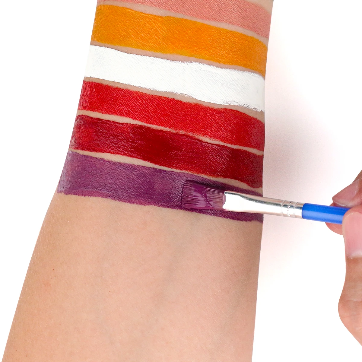 FX Alcohol Activated Cosmetic Face body Paint 12 Colors Waterproof Body Painting Palette for Stage Makeup