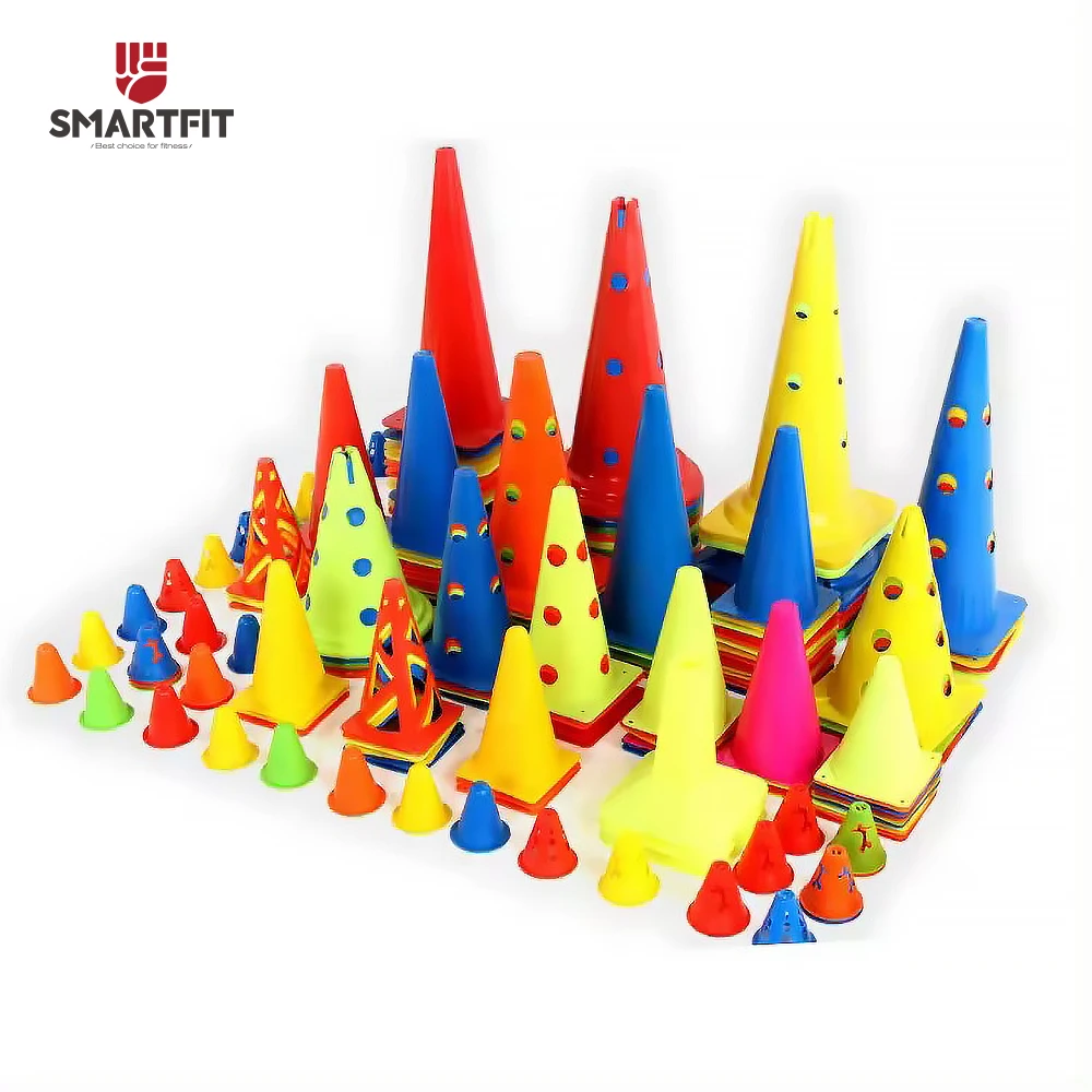 SMARTFIT High Quality Plastic Agility Cones Training Sport Cone Traffic Cones Soccer