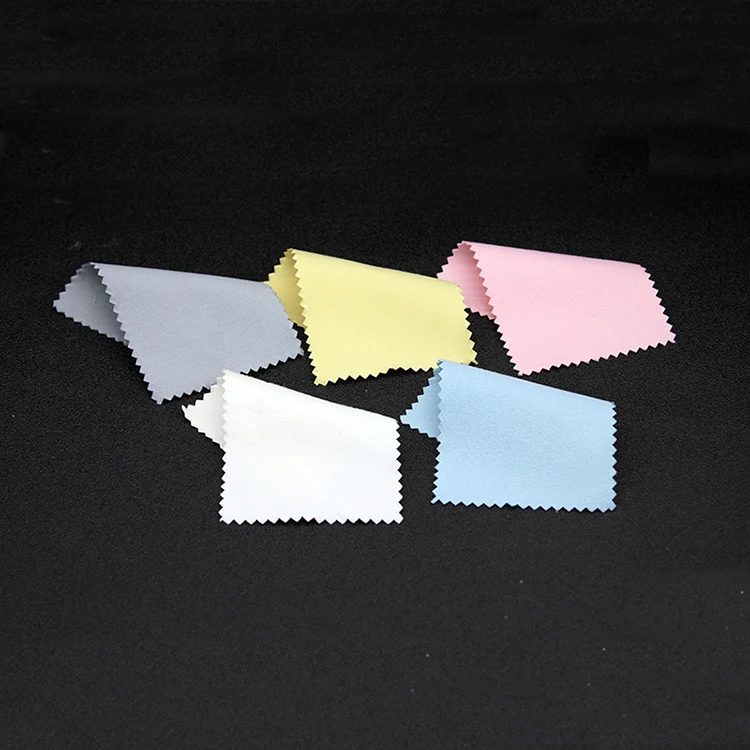 Wholesale Custom Eco-Friendly Anti Tarnish Gold Silver Polishing Cloth for Jewelry Cleaning