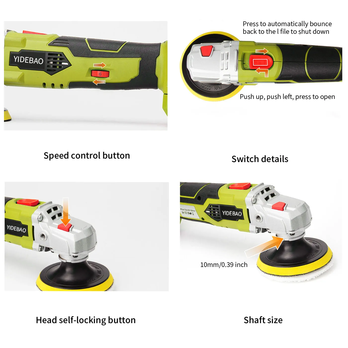 2022 NEW  arrival  Hot Sell 16V Rechargeable Rotary Polisher Cordless Car Polishers