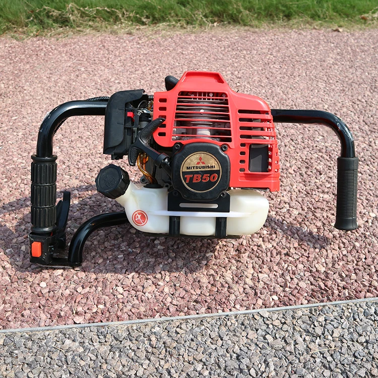 
High quality Gasoline Manual Hand-Held knapsack drill rig for sale 