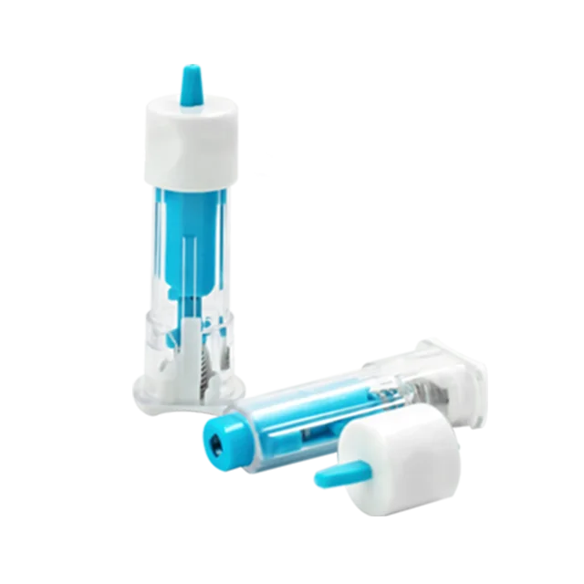 Hot Sales  21g 23g 28g 30g Medical Disposable Pressure Activated Safety Blood Lancet