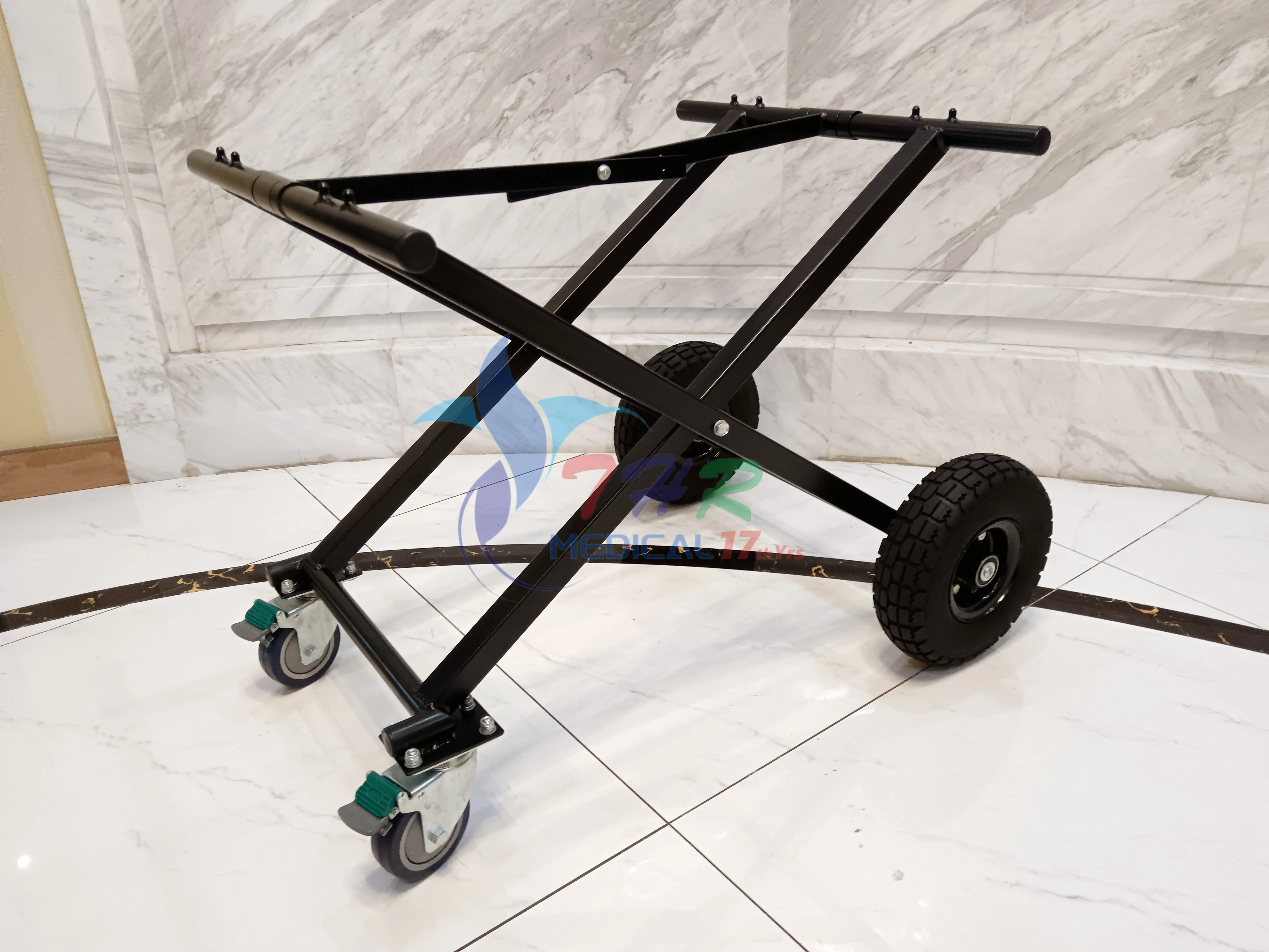 THR-CTX Funeral Products Church Truck Stainless Steel Coffin Casket Trolley With Cheap Price