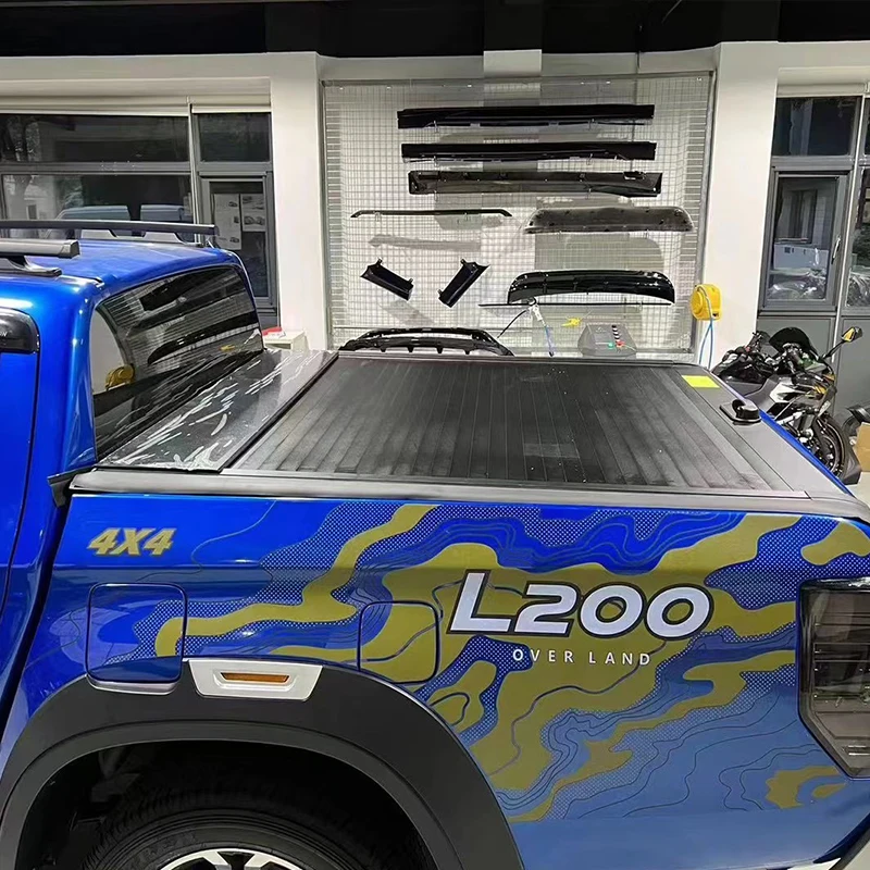 Car Parts Roller Lid Up Pick Up Truck Aluminium Alloy Tonneau Cover For MITSUBISHI Triton GSR L200 2019-2024