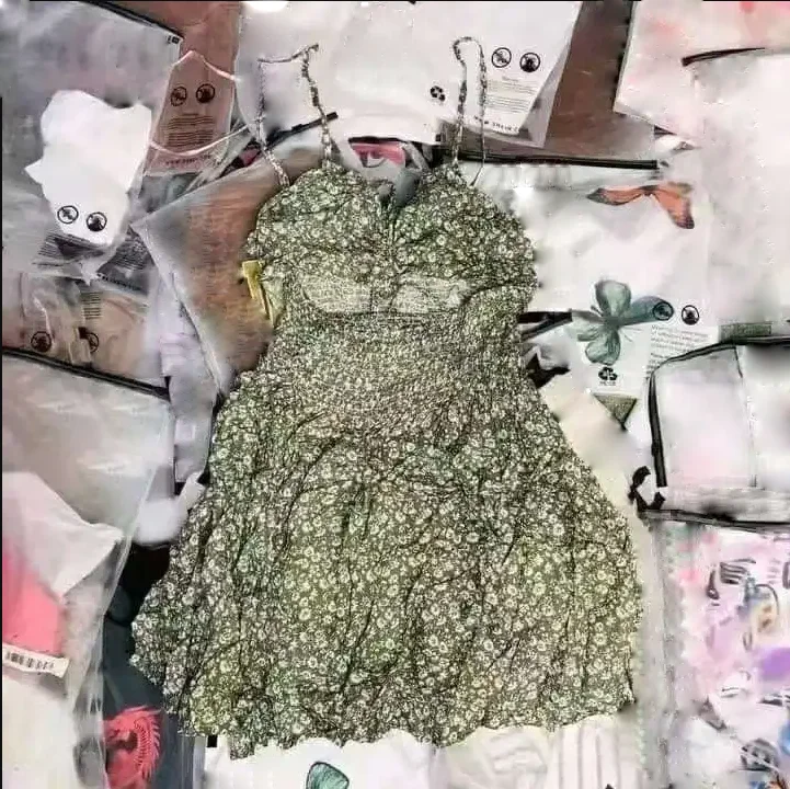 New Packaging Clothes Apparel Stock Wholesale Bulks Brand Womens Bulk Clothes Dress