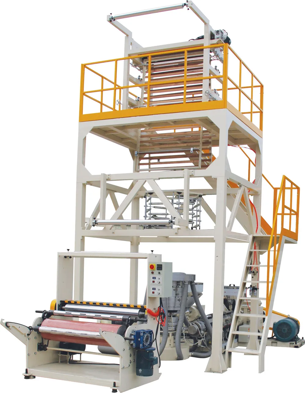 Высокая скорость biodegradable пластик/кукурузный крахмал на основе торговый мешок машина