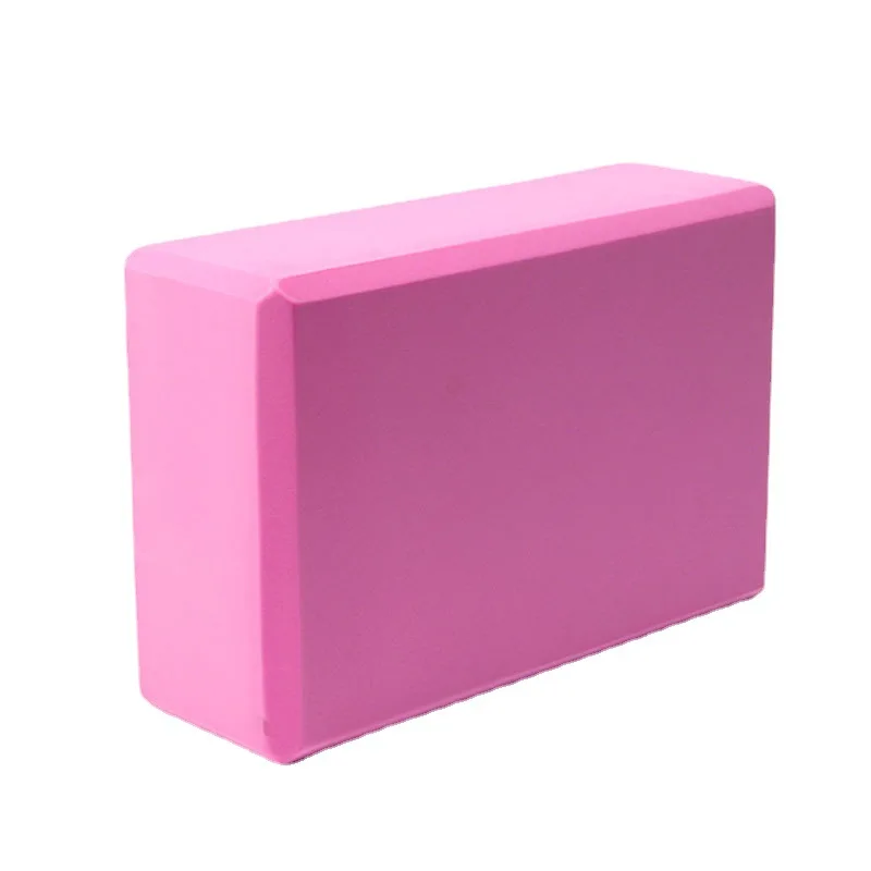 Factory Direct Sale Solid Color Pink EVA Foam Yoga Block Bricks