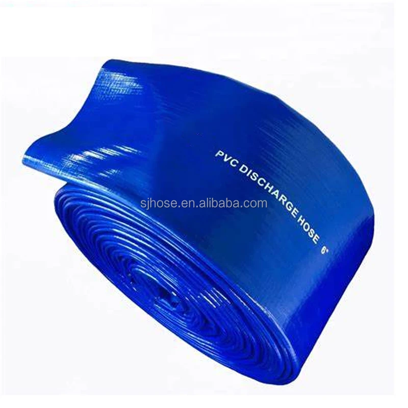 ISO Quality Hose Manufacturer PVC Flexible Lay Flat Water Pipe 3 4 Inch Hose Pipe PVC Blue water Hose