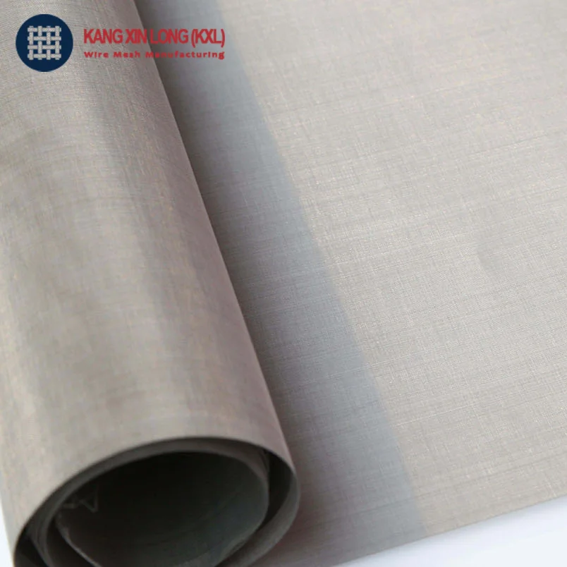 1 20 30 45 70 150 Micron Fine Screen Mesh Steel Woven Mesh