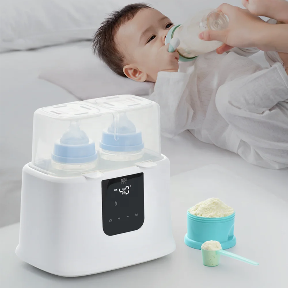Factory Wholesale Customization Service Portable Digital Breast Milk Heater Bilateral Baby Bottle Warmer