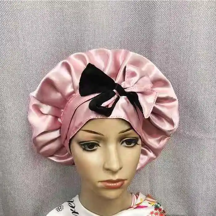 
bonnet with drawstring braid bonnet with snap silk bonnets with tie 