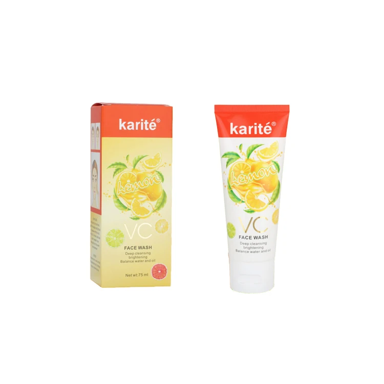 
VC Series Natural Organic Face Wash Anti Aging Whitening Deep Cleansing Vitamin C facial cleansers 