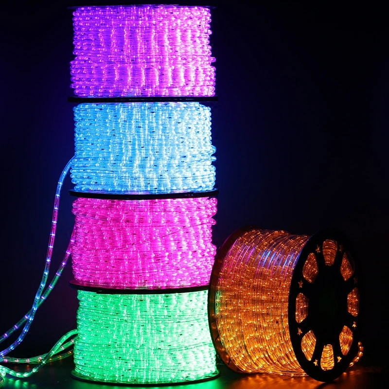 10mm 13mm LED Rope Light PVC 100m For Outdoor Garden Holiday Decorate Lighting