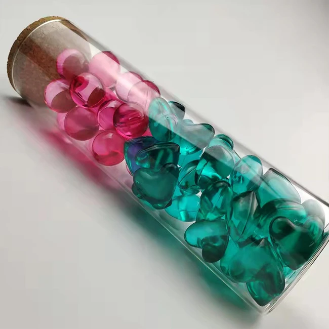 Bestseller Wholesale Bath Pearls Red Heart Shape Round Whitening Moisturizing Bath Beads Bath Oil Pearls