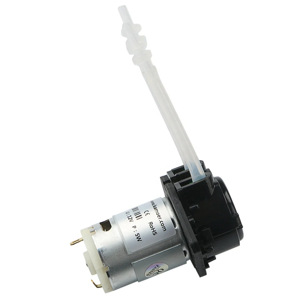 DC Self-priming Flat Plate Type Liquid Hose Pump Dosing Pump Peristaltic Pump