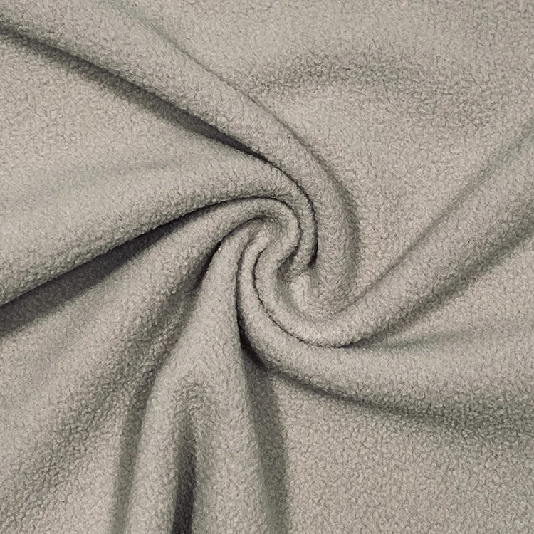 Recycle polyester fleece Eco-friendly fleece fabric one side brush fabric