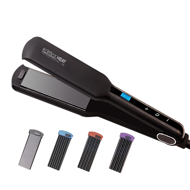 Nano Titanium Hair Straightener Curler Ceramic Flat iron Temperature Adjustment Electric Straightening iron Curling Hair Irons V