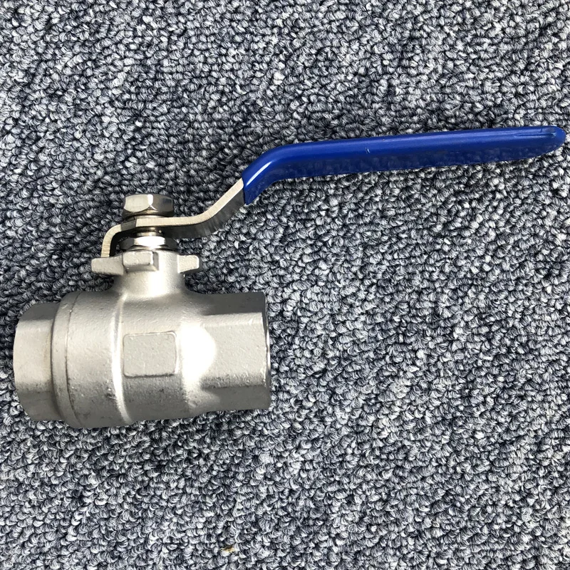 High Pressure 2PCS NPT Thread Ends 1000WOG Stainless Steel Ball Valve