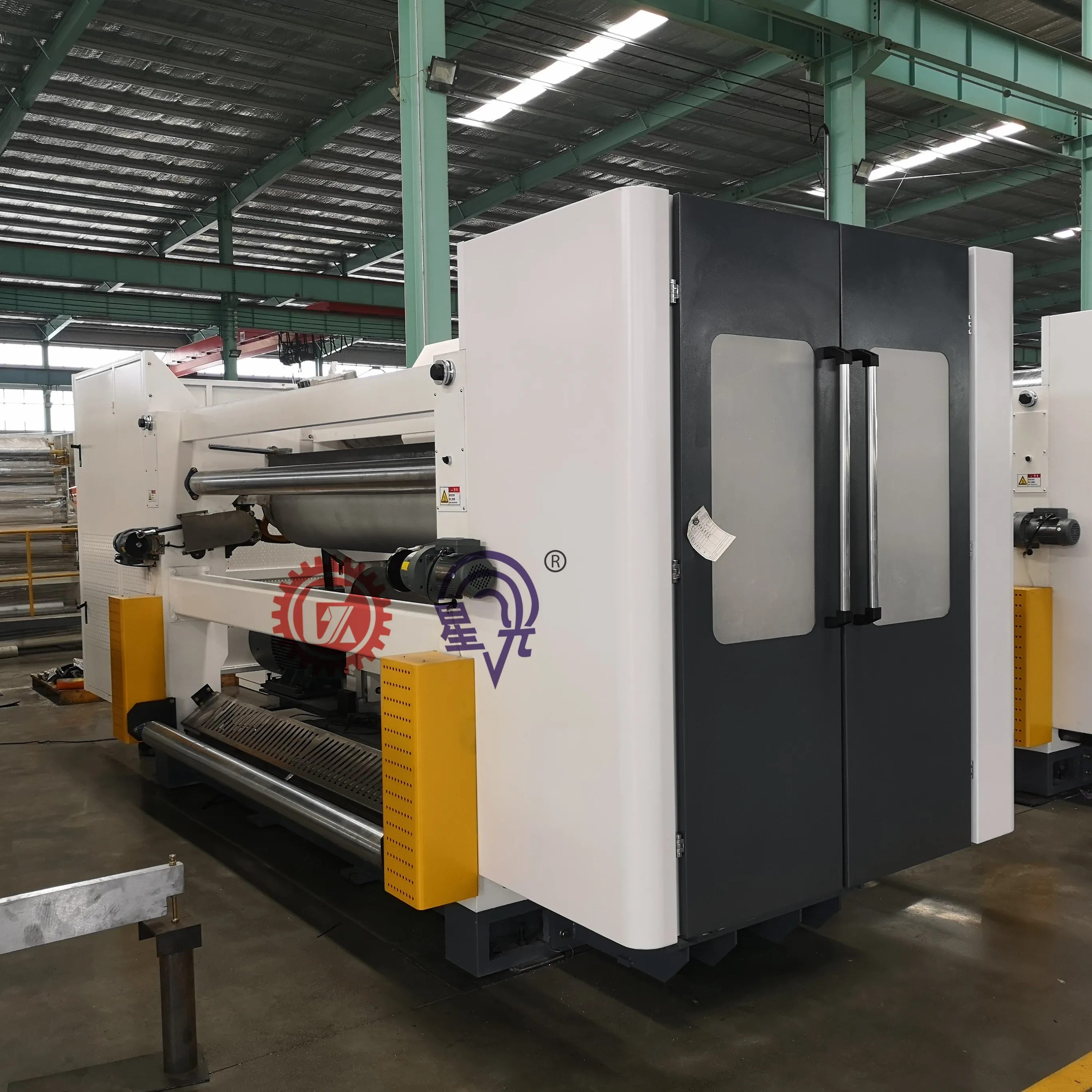 Corrugated box making machine popular in Ecuador for seafood packaging