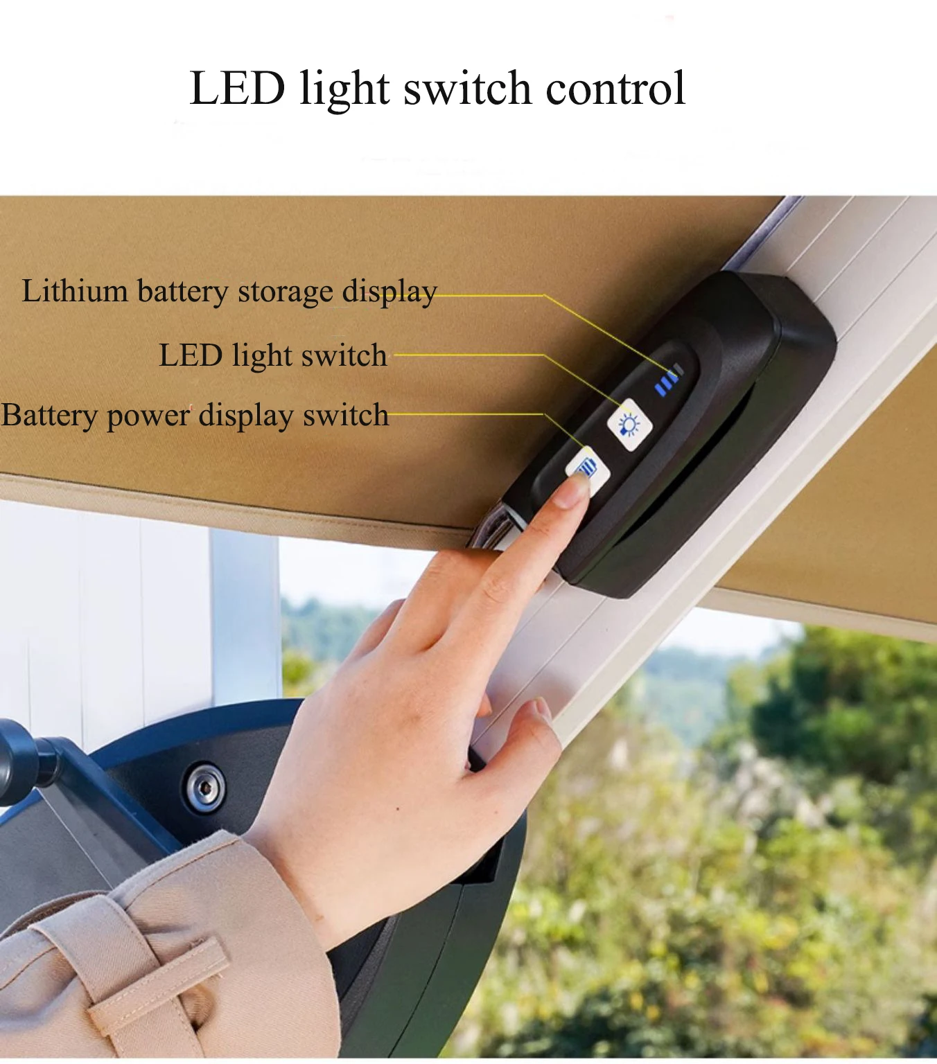 Wholesale Factory Custom Logo Printed Sunshade Parasol Sun Patio Umbrellas with Light Outdoor Beach Garden Big Size Carton