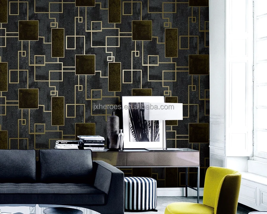 Luxury Exquisite Pane Pattern Living Room Bedroom Modern 3D Wallpaper