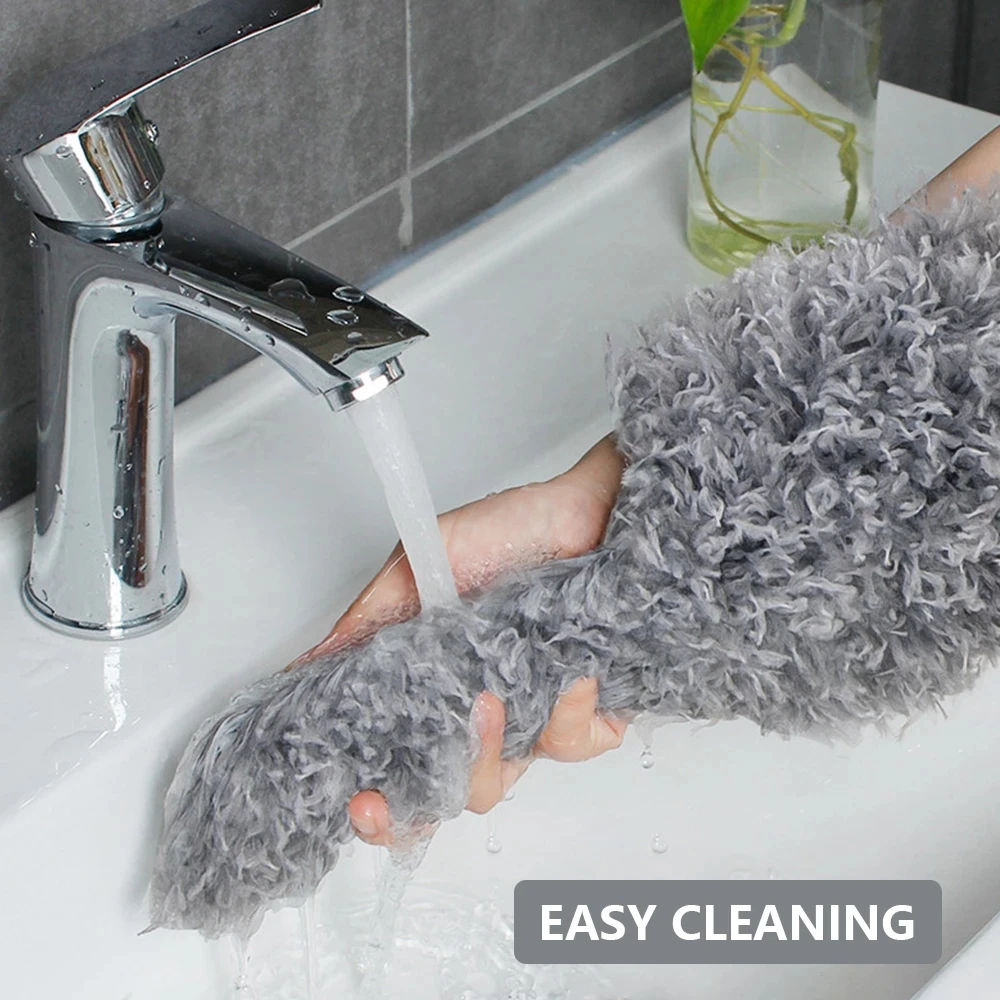 Home 4pcs 2.5m Handle Room Cleaning Dust Brush Detachable Feather Dusters Clean Duster