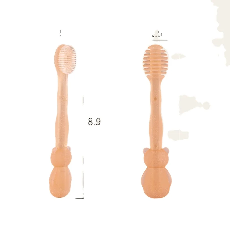 High Quality Guarantee Baby Oral Health Newborn Oral Tongue Coating Cleaner Silicone Toothbrush