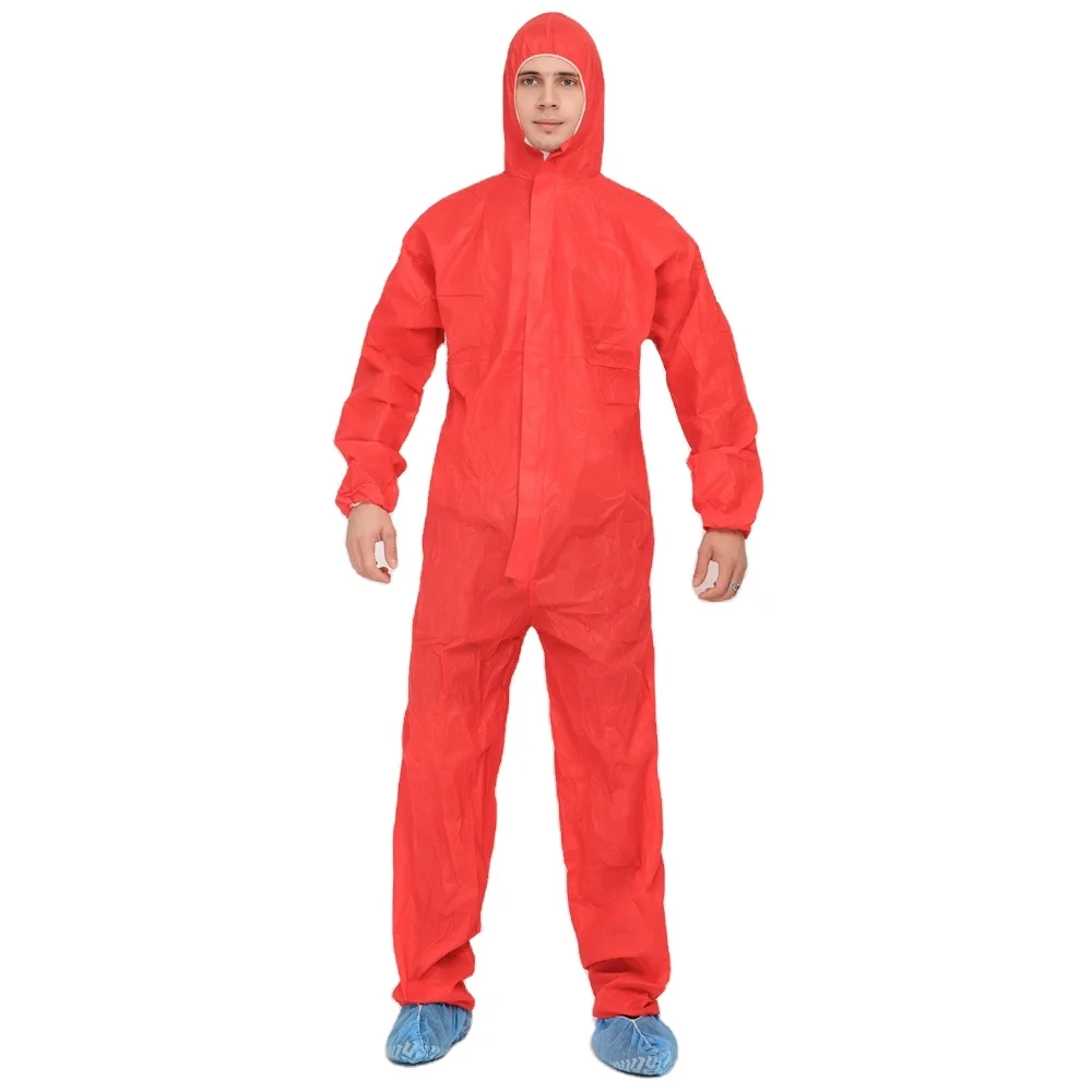 Cleanroom Industrial Food Factory Washable Anti Static Coverall Cleanroom Jumpsuit With Hood Esd Clothing Suit Anti-static Jumps