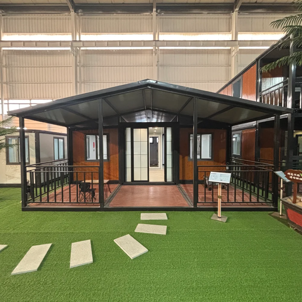 QuickAssembly Expandable Container House Robust Structure Emergency Features Disaster Relief Temporary Housing Office Buildings