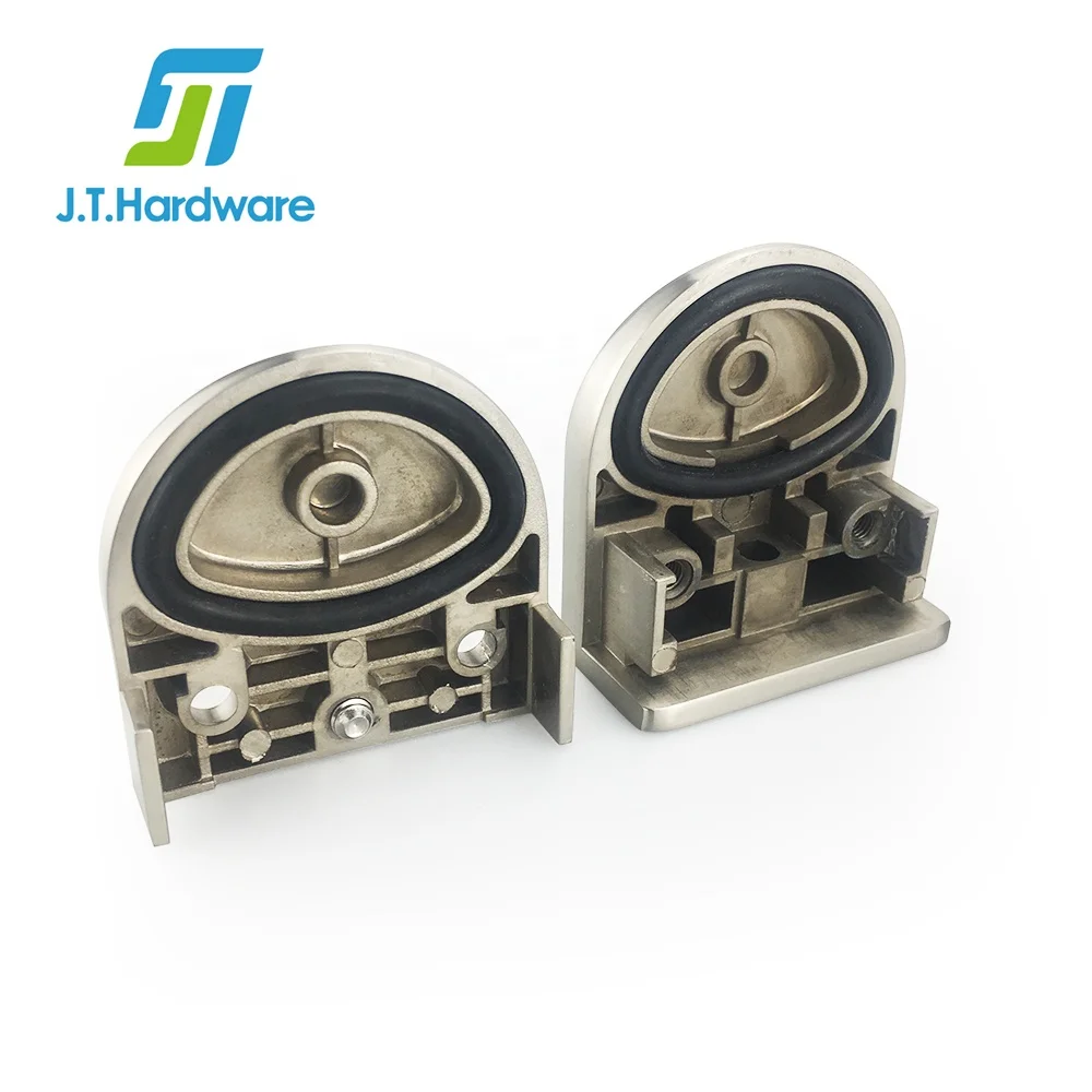 Balcony Precision Casting Zinc Alloy Or Stainless Steel Glass Clamp Bracket Holder Flat Glass Railing Clip