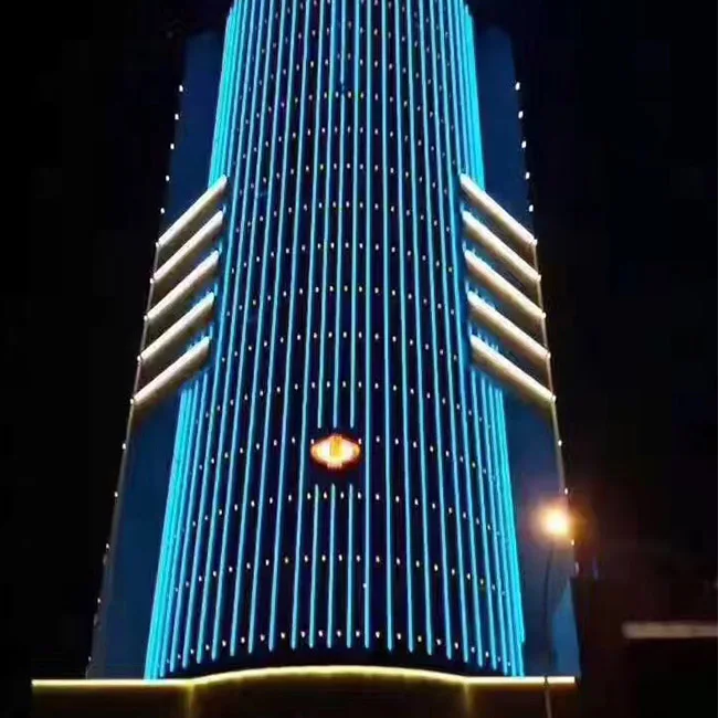 24V 40Mm Addressable String Media  Lights Led Pixel Point Source Light For Facade Lighting