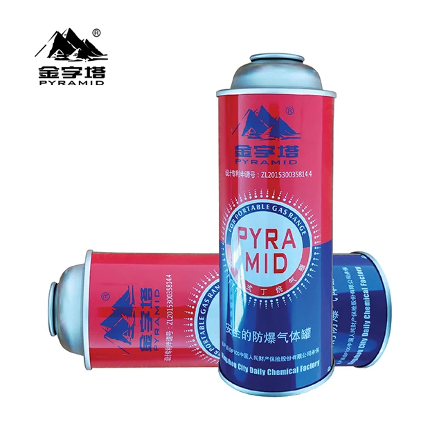 BBQ Camping Butane Gas Cartridge New Style for Portable Gas Stove