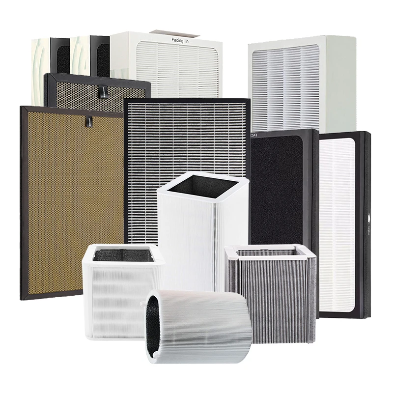 Factory supply 3-pack air purifier replacement filter with activated carbon filter fits for Blueair 500/600 series hepa Filter