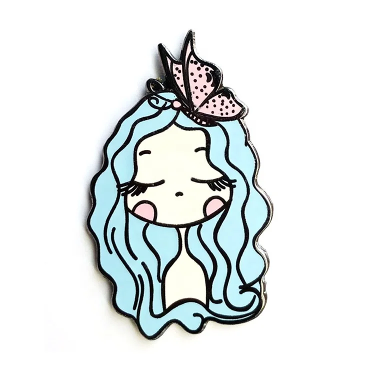 
Personalized Logo Custom Cartoon Hard Enamel anime lapel pin 