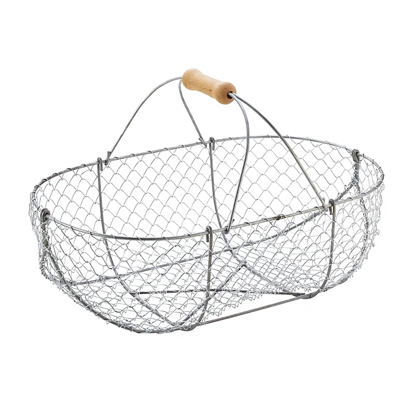 Wholesale solid kitchen stackable metal storage baskets with good  price