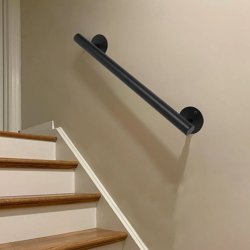 Customize  Hand Rails for Outdoor Steps 3 Step Stair Handrail Indoor Stair Railing Kit for Steps Bathroom Staircase Handrails