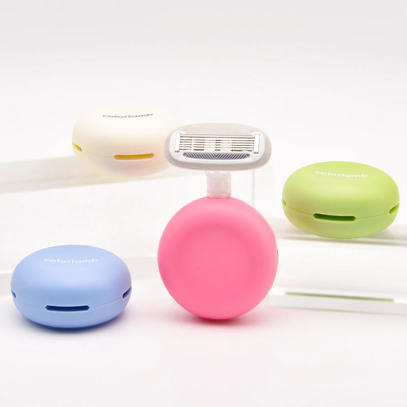 2025 New Arrival Stainless Steel Five Blades Women Plastic Razor Body Bikini Portable Shaving Razor