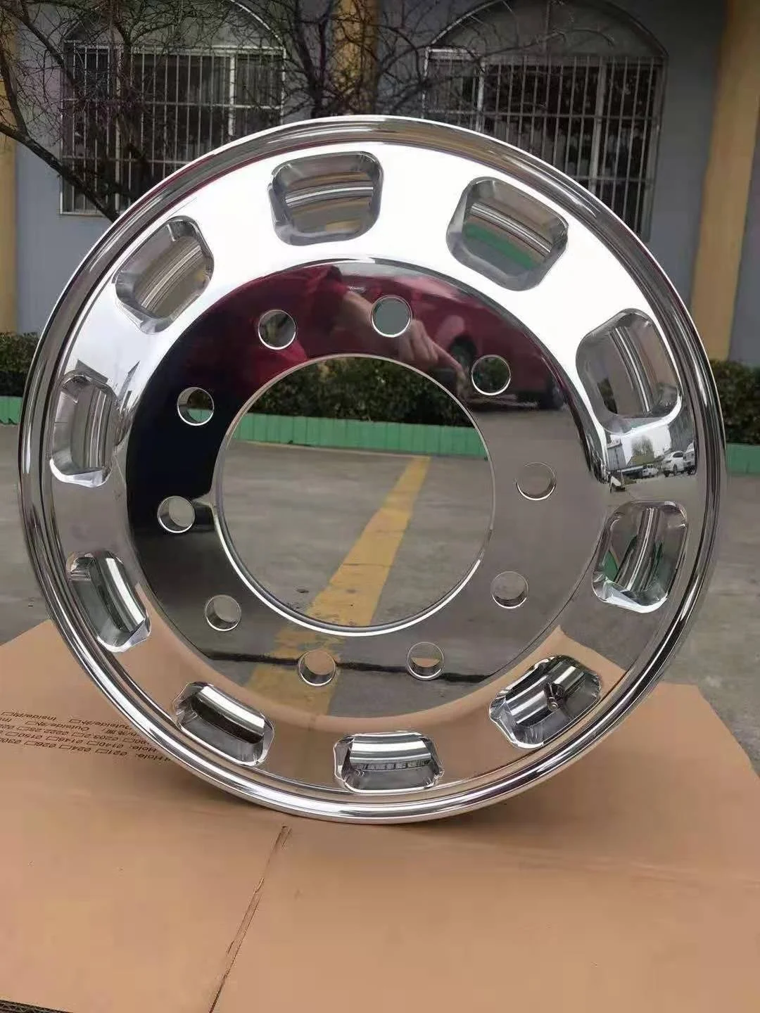 Стандартный обод колеса для грузовика из алюминиевого сплава 22 5x8 25 зеркальный полированный Материал Howo