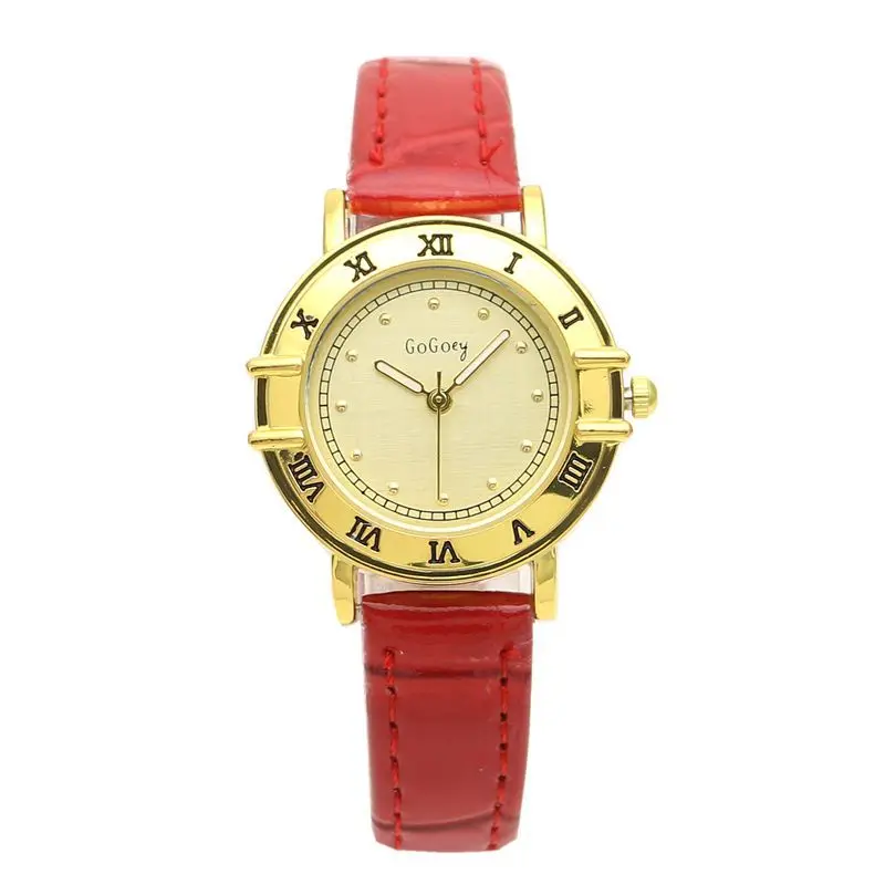 Gogoey genuine leather watches women wrist luxury watch brand,couples watch set waterproof,quartz watch for women