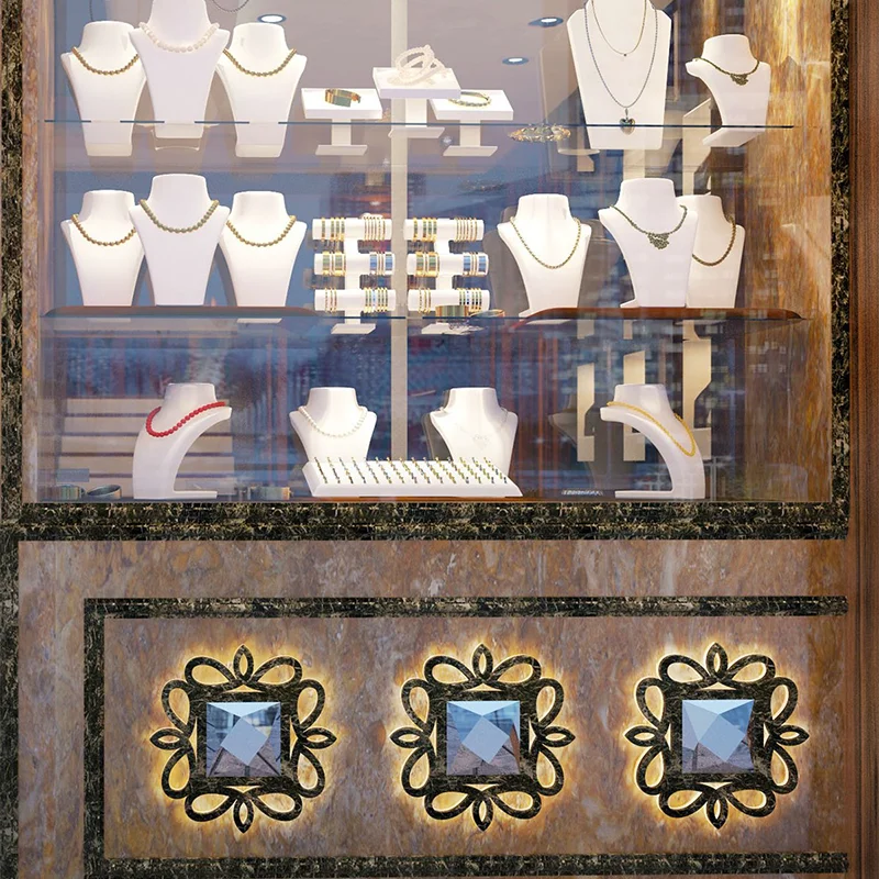 Современная стеклянная витрина для ювелирных изделий, витрина для ювелирных изделий, витрина для шкафа