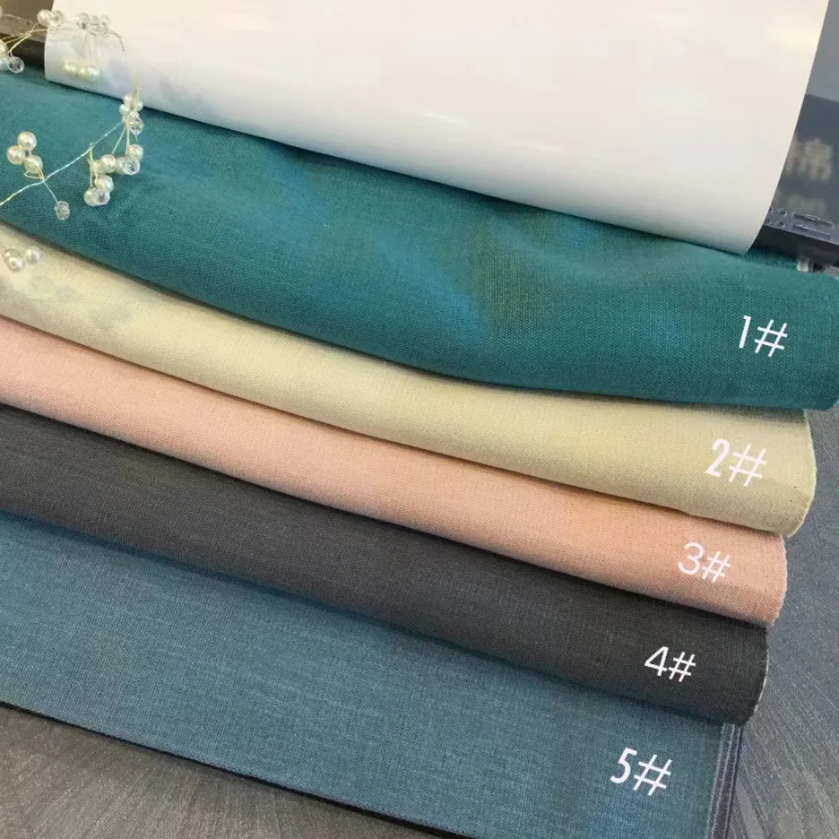 In Stock Fabric Curtain Fabric Roll Jacquard Blackout Curtain Fabric For Home Drapes