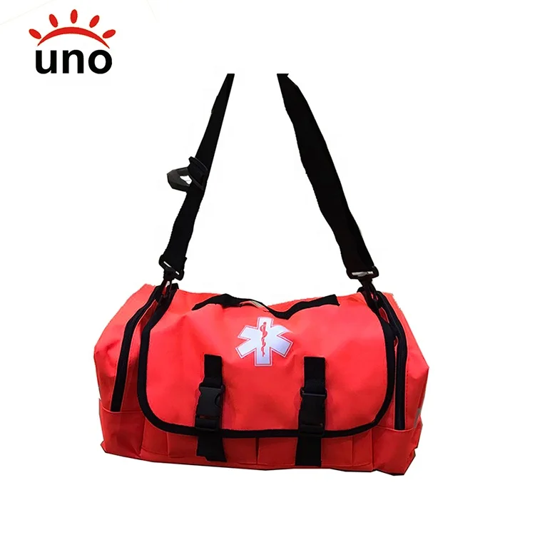 Orange complete  Disaster trauma first aid kit bags emergency response medical first aid kit with reflectors