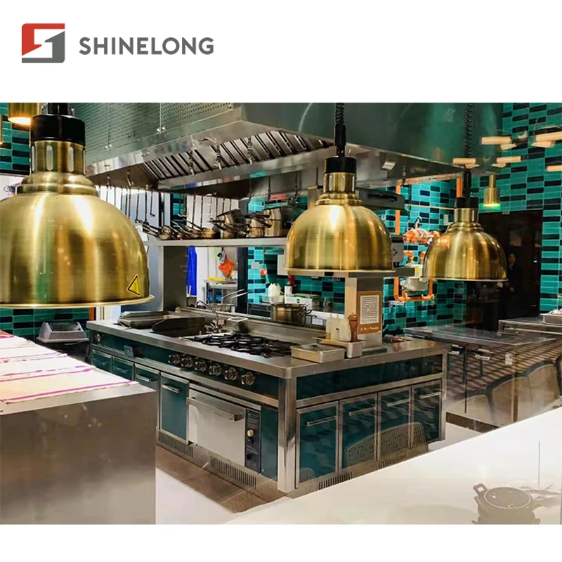 Multi-Type Commercial Kitchen Design and Kitchen Cooking Equipment Supply for Hotel Restaurant and SPA Resort