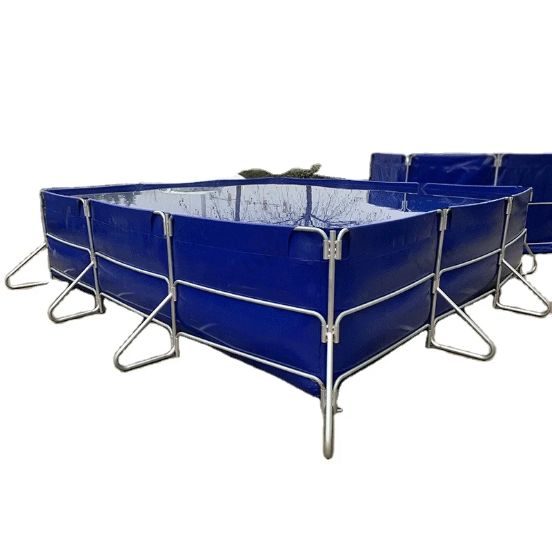 Steel Pipe Lobster Tank Pond Fish Tanks Plastic Fish Farm Tank Shrimp Farming Agricultural Equipment