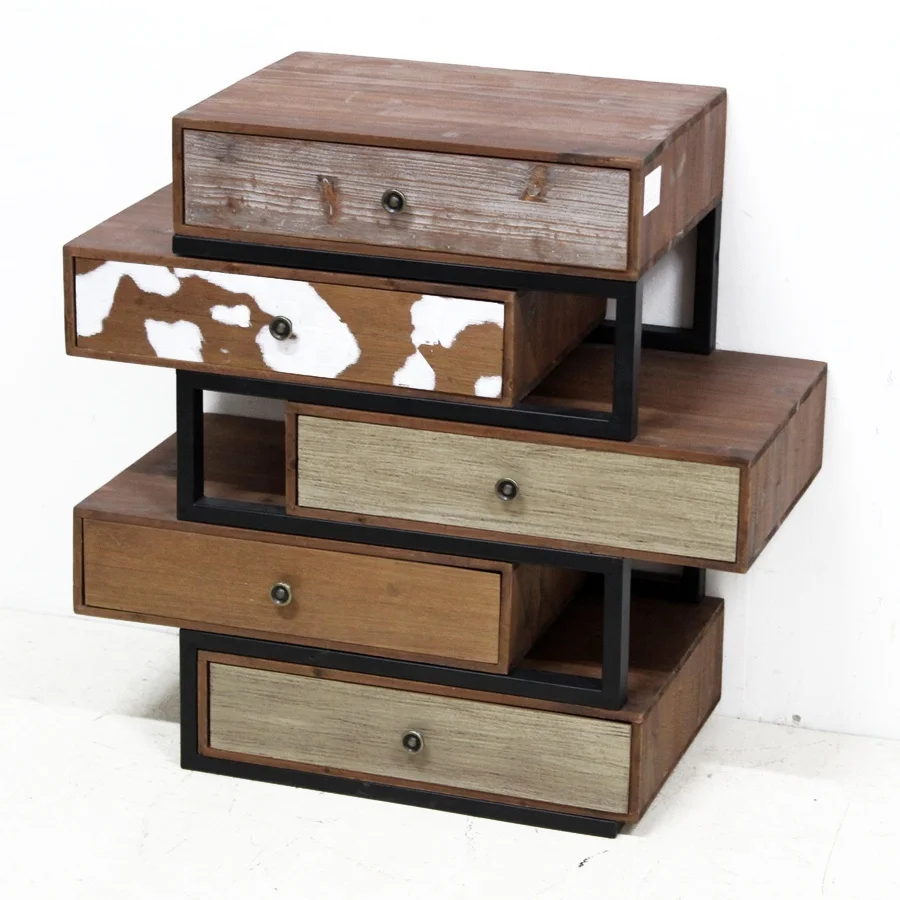 Luckywind Chinese Manufacturer Vintage Industrial Furniture Storage Cabinet,  New Designs Industrial Style Wooden Cabinet