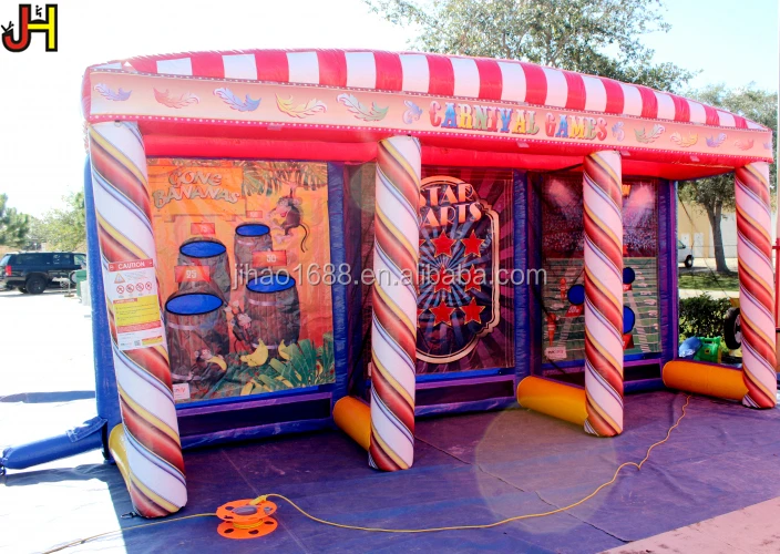 inflatable 4 in 1 carnival games inflatable challenge sport game for kids