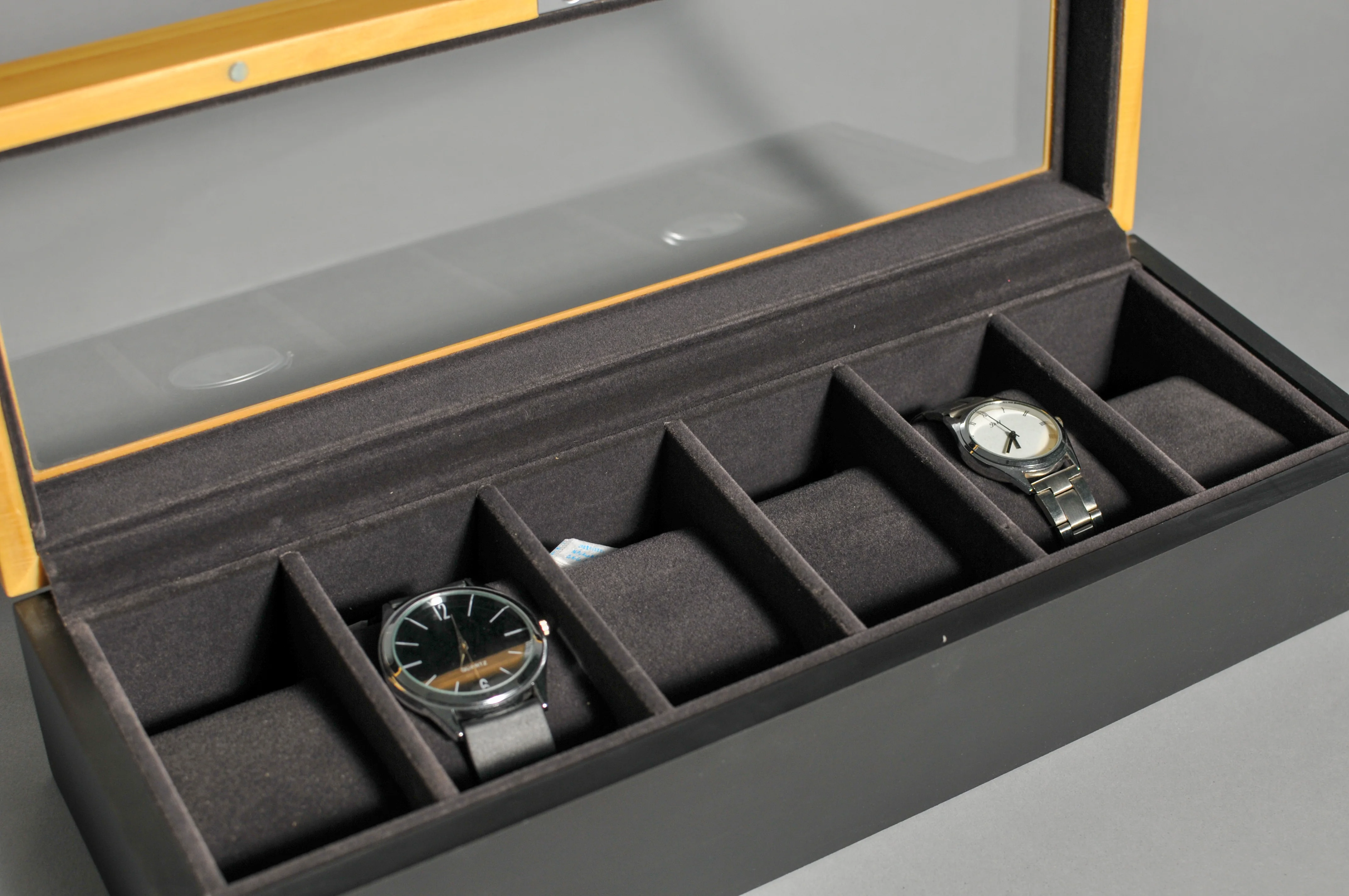 Jewelry Boxes Case Display PU Leather Watch Box Case Professional Holder Organizer for Clock Watches