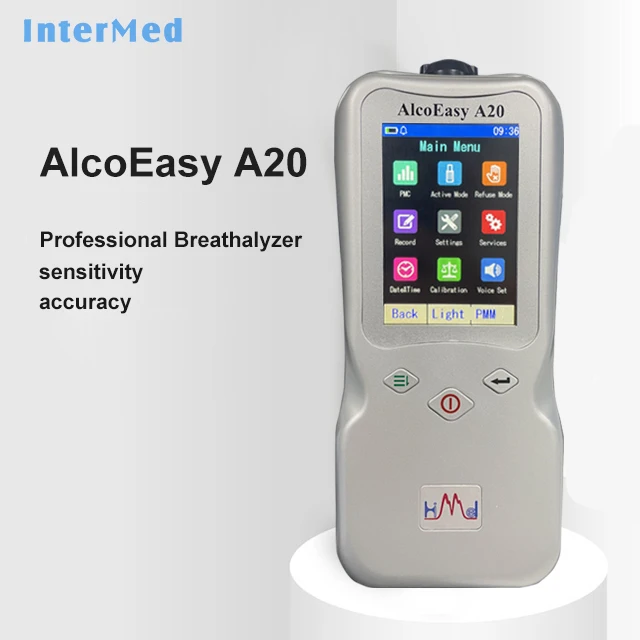 Portable Handheld  Professional Alcohol Tester Digital Alcohol Tester Touch Screen Breathalyzers